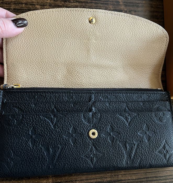 Louis Vuitton Emilie Wallet Monogram Empreinte Leather
