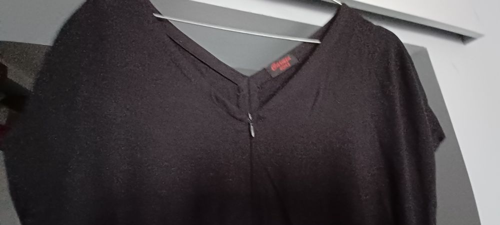 Kombinezon czarny klasyczny wiskoza Carmen 40/42 L/XL