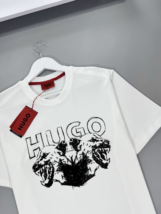 Чоловіча футболка Hugo Boss big logo мужская футболка