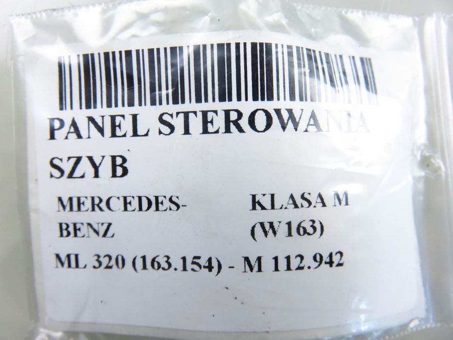 Panel Szyb Mercedes W163