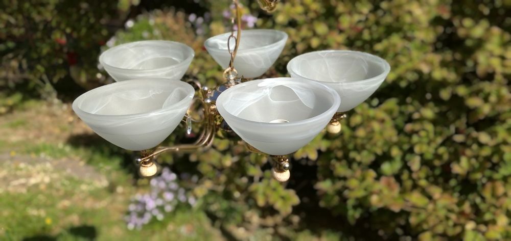 Люстра потолочная на 5 плафонов