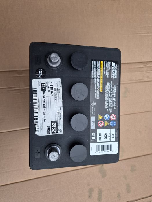 Akumulator 8v Super Start made in usa