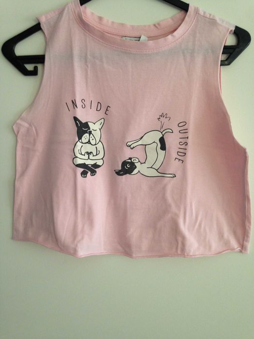 Top cor de rosa verão