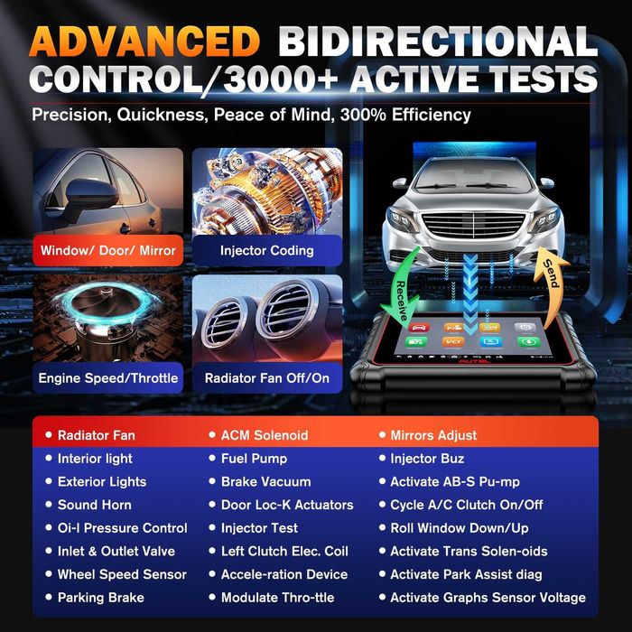 Autel MaxiCOM MK900BT KIT Máquina Diagnóstico OBD /Oficinas (NOVO)