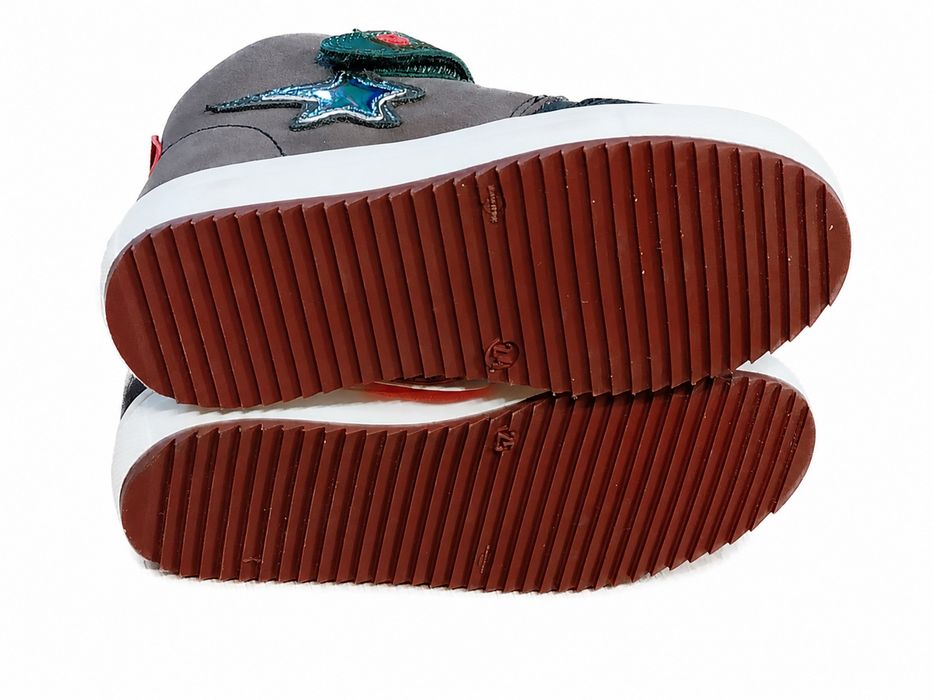 Nowe Garvalin Skórzane Trzewiki Sneakers Rzep 24 / 25