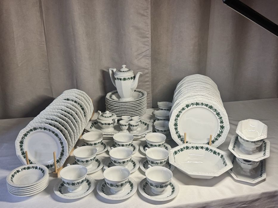 Rosenthal Maria bluszcz 12 osobowy serwis obiadowo-kawowy