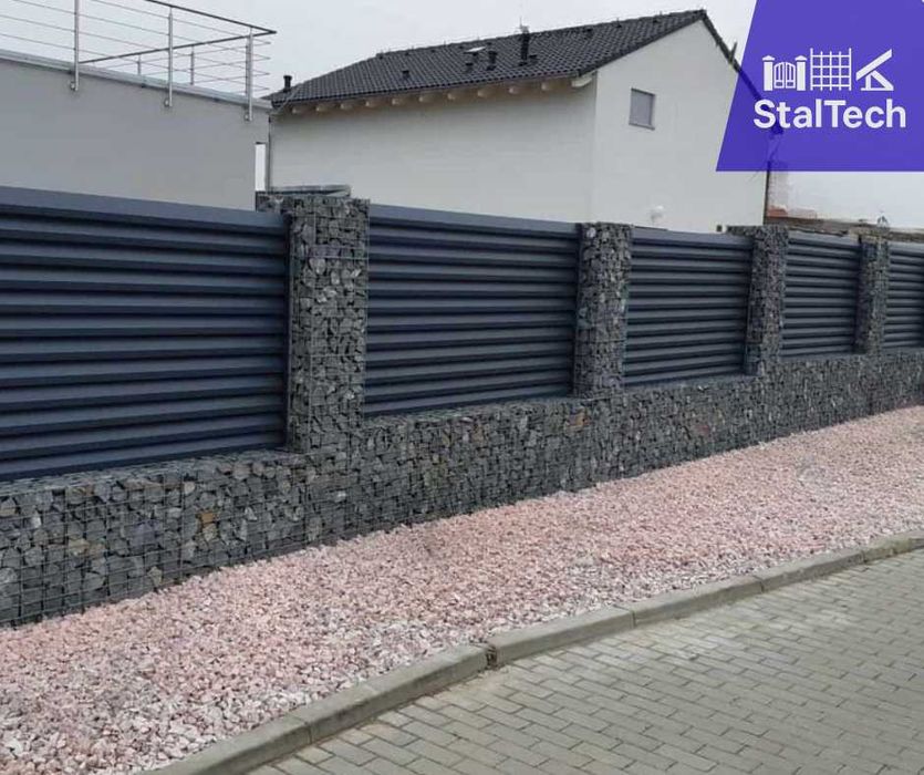 Ogrodzenie palisadowe, bramy, furtki, przęsła, nowoczesne, transport