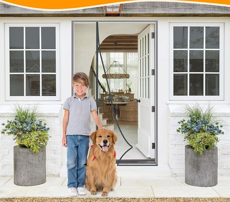 Moskitiera magnetyczna na drzwi 85x215 cm