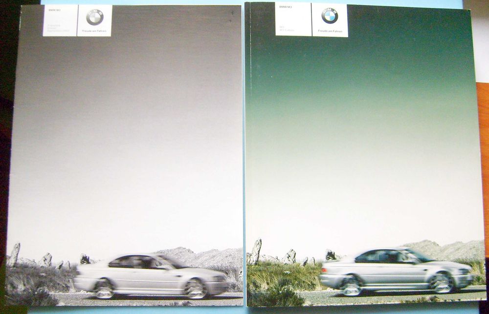 BMW M3 E46 Coupe & Cabrio 2005 - prospekt 80 str., stan BDB  *przesyłka GRATIS !