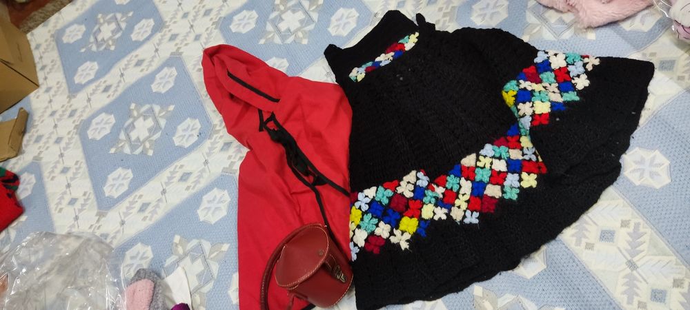 Fantasia capuchinho vermelho c acessórios