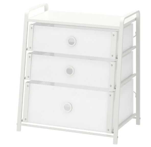 Cômoda IKEA LOTE_Branca, com 03 gavetas