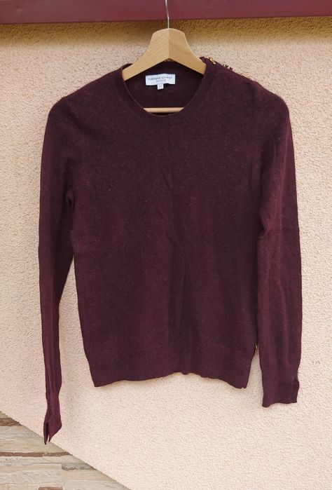 sweter wełniany 80% wełna wool xs 34 fabienne chapot   ciepły zima jes