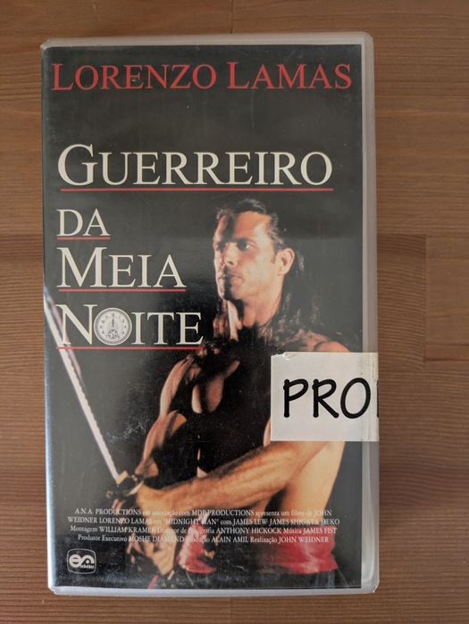 VHS " Guerreiro da Meia Noite " 1995 (Opt. Estado)