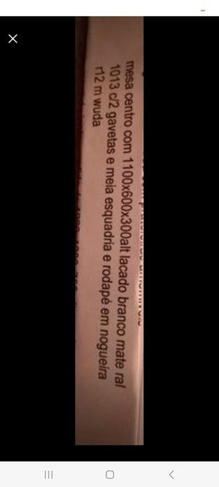 Mesa de centro lacada