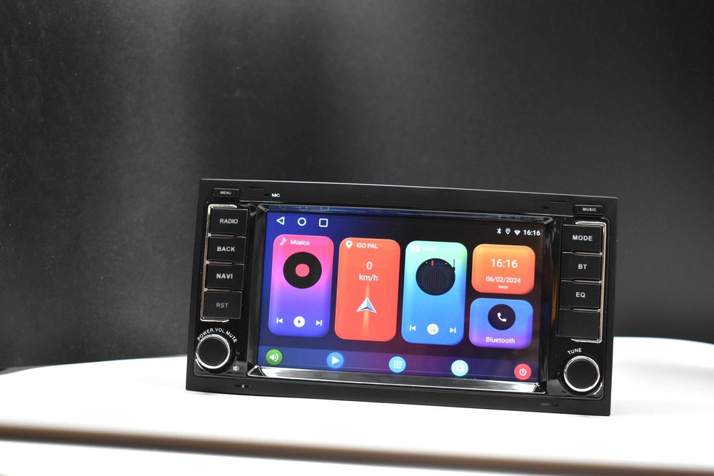 Volkswagen VW Transporter e Touareg  - Auto rádio 2 DIN Android