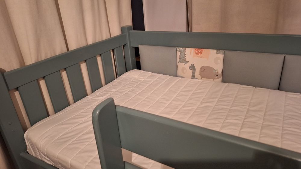 Lóżeczko dzieciece 90x200cm drewniane