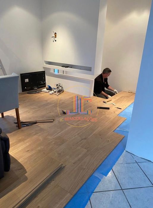 Trabalhos em construção / renovação