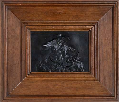 Escultura - Baixo relevo (assinada)