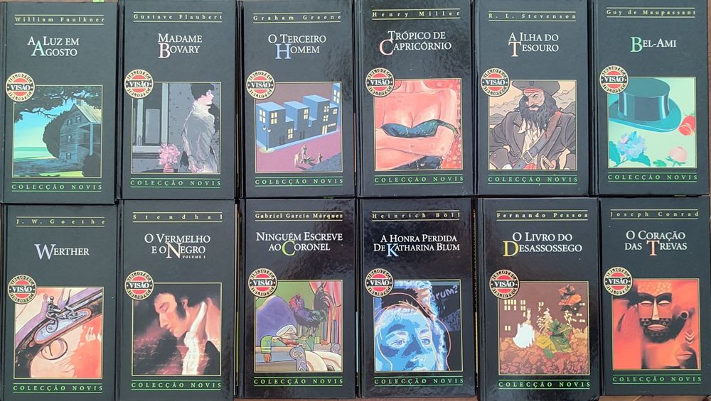 Lote de 12 romances internacionais (preço do lote)