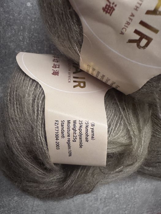 6 sztuk włóczki moher