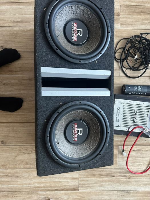 Zestaw audio/ tuba/ wzmacniacz/ kondensator