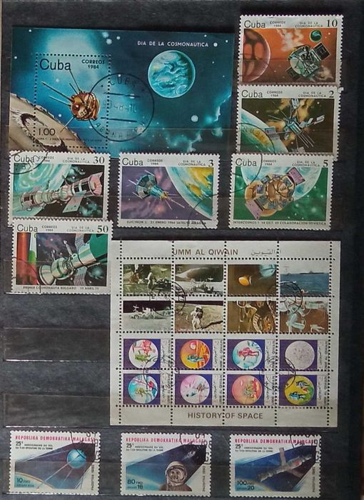 Альбом с марками разной тематики. Часть 2