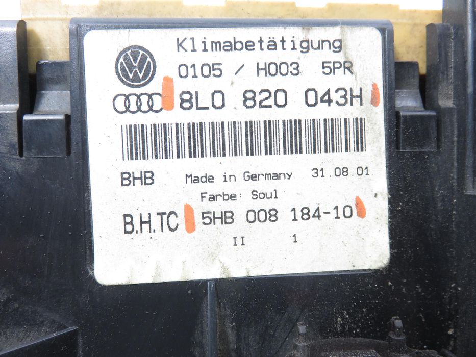 Klimatronik Audi A3 (8l1)