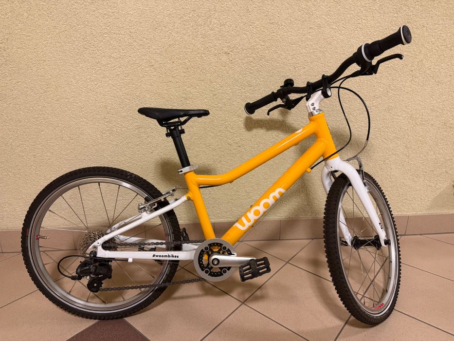 Rower Woom 4 żółty koła 20"