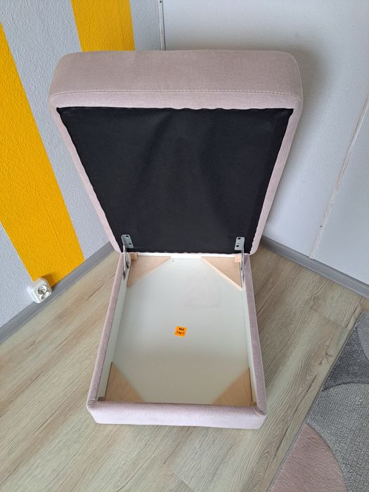 Pufa siedzisko podnóżek ze schowkiem