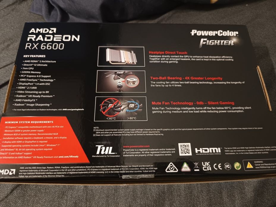PowerColor Fighter RX 6600 8 gb