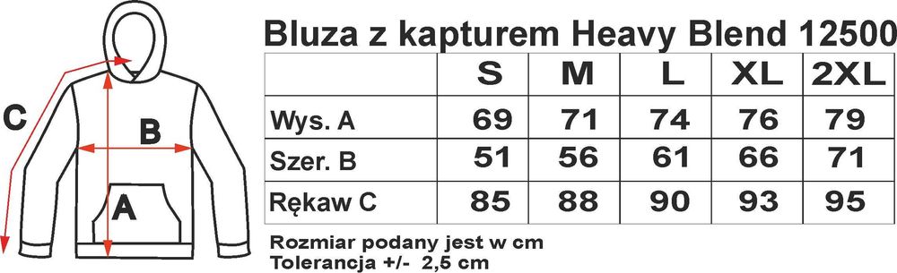 Bluza z kapturem uniwersalna GILDAN DRYBLEND szara XXL Kangurka