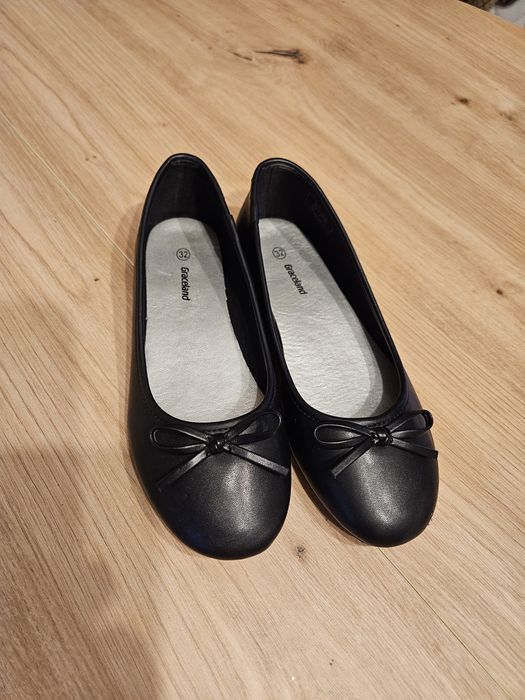Baleriny czarne dziewczynka r.32