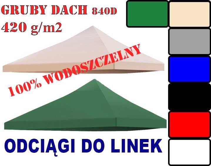 2x2 GRUBY DACH 420g/m2 poszycie NAMIOTU Handlowego Pawilonu Ogrodowego