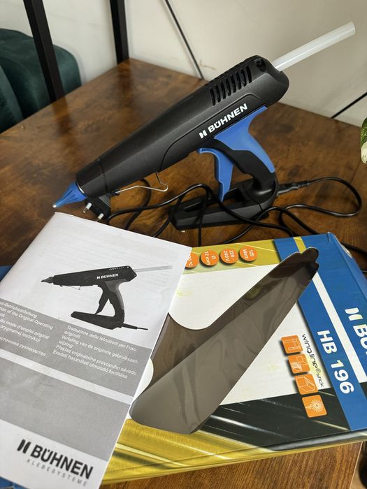 Najwyższej jakości pistolet do klejenia na gorąco marki Buhnen HB 196