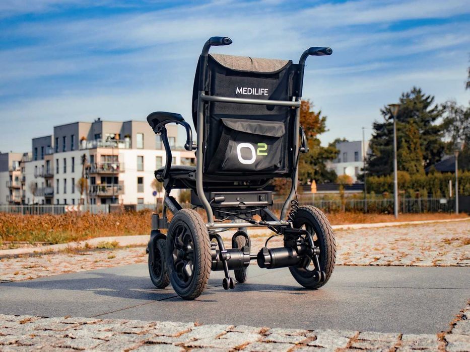 MEDILIFE O2 wózek inwalidzki elektryczny Ultra Lekki 20kg składany