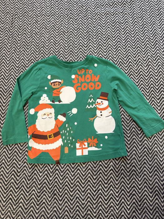 Реглани кофта новорічна для хлопчика f&f 3-4 роки