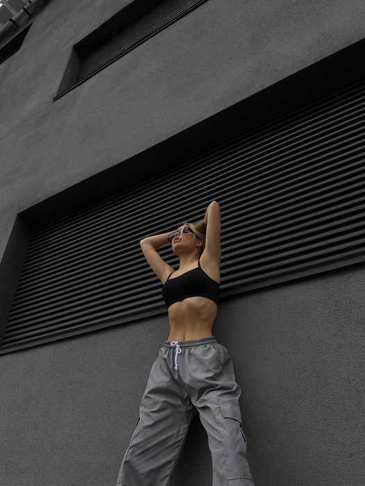 Стильні штани карго плащовка