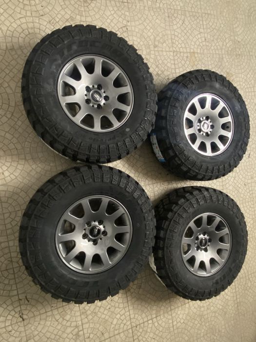 4x Jantes 5x120 BMW + Pneus 265 75 R16 Land Rover Discovery 2 - P38