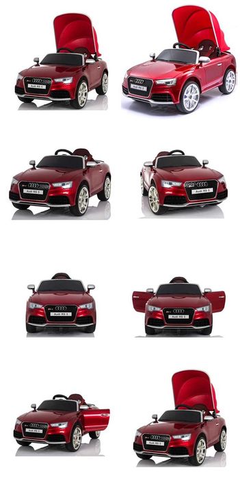 BAWIBUS.PL auto samochód na akumulator dla dzieci AUDI RS 5 z daszkiem