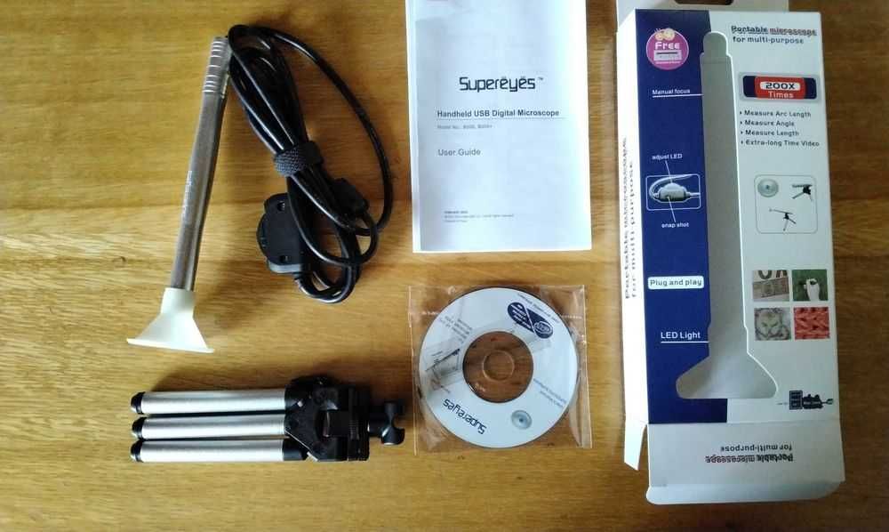 Електронний цифровий мікроскоп USB Supereyes B005