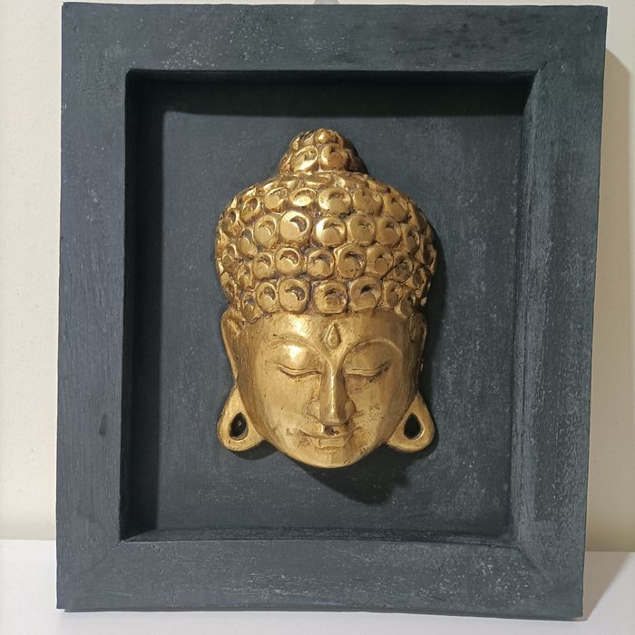 Quadro de Buda com folha de ouro – 40 x 45 cm