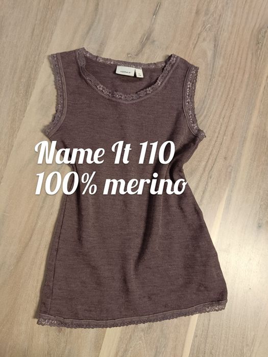 Name It wełniana podkoszulka merino 110