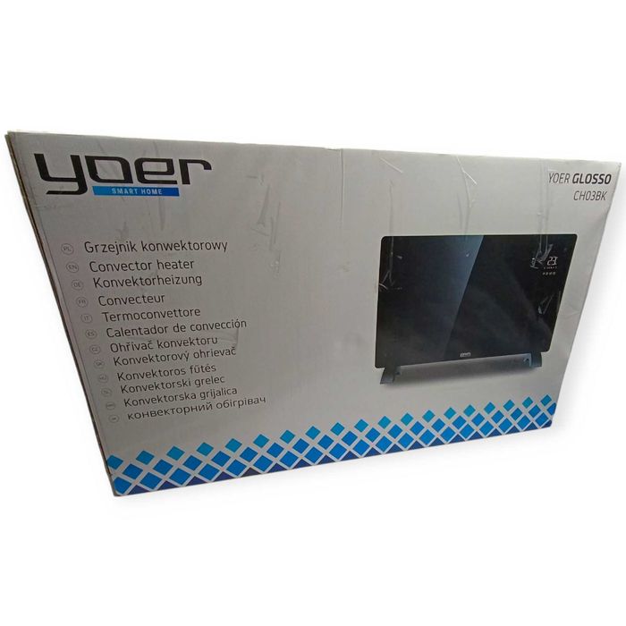 Grzejnik konwektorowy Yoer 2500 W czarny