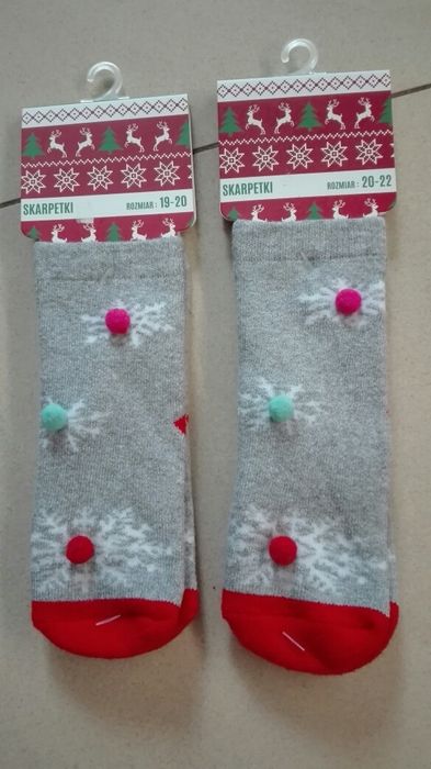 Ciepłe skarpety r.19-20