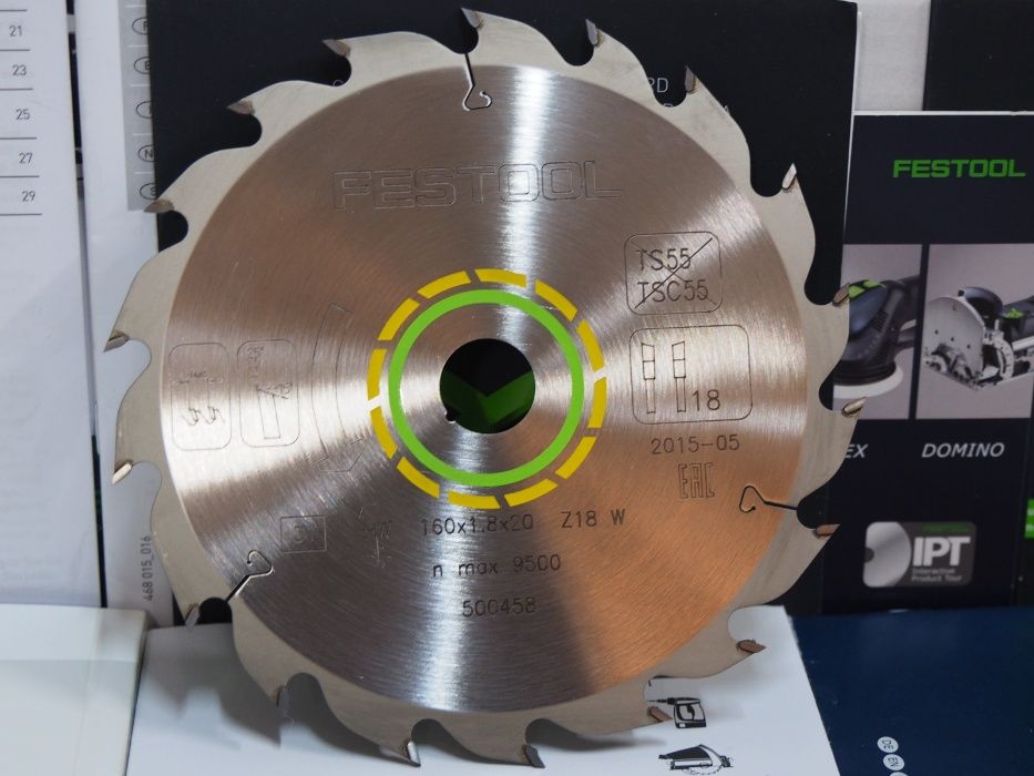 FESTOOL tarcza pila 160x1,8x20 pilarka zaglębiarka 500,458 NOWA TS-55