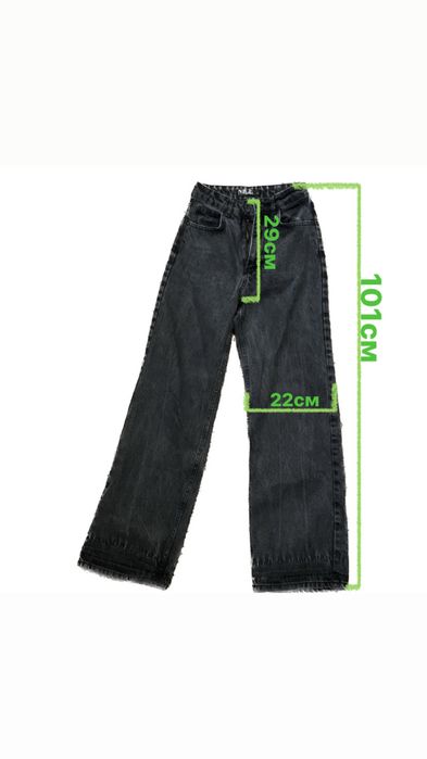 джинси чорні, прямі джинси на високій посадці