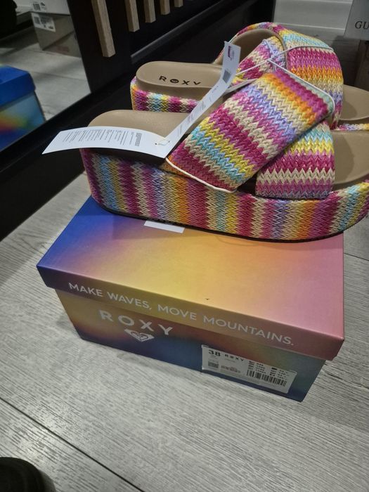 Sandaly damskie Roxy 38 nowe