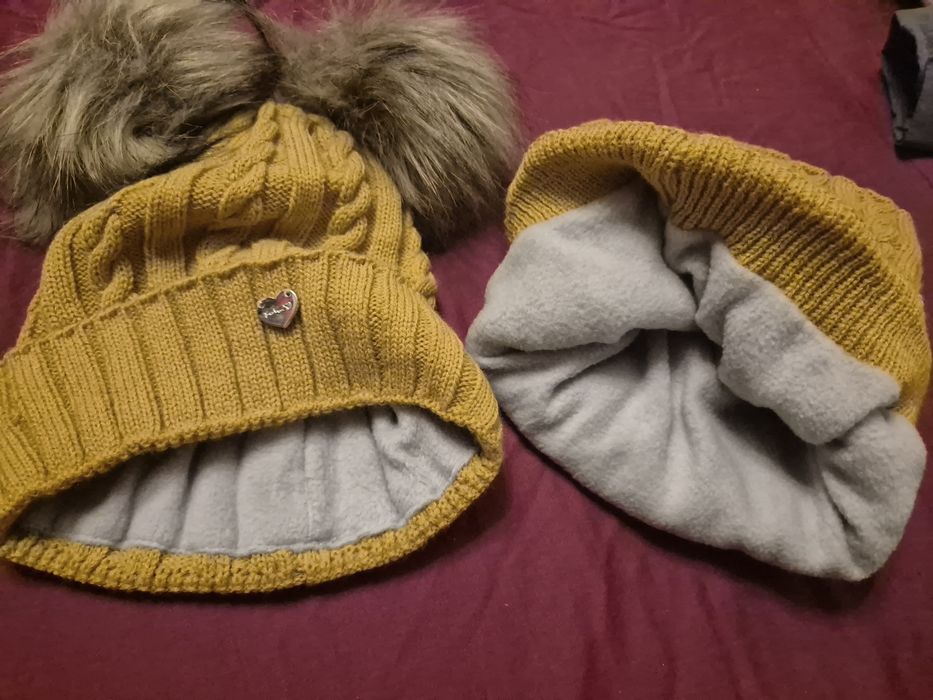 Komplet czapka+komin