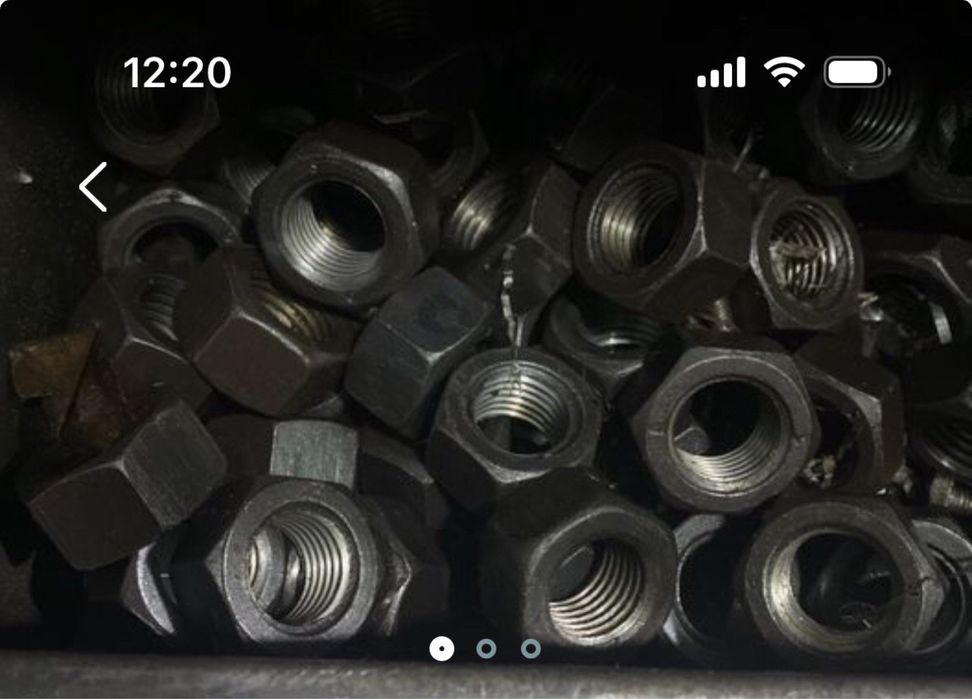 Гайка М27 чорна