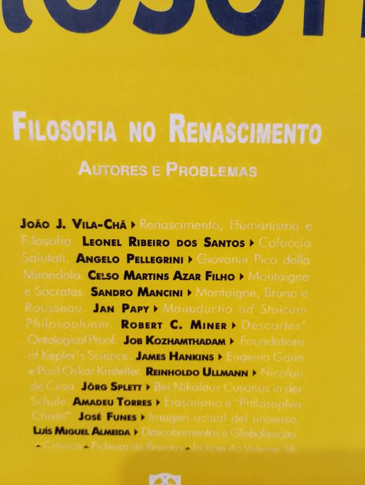 Revista Portuguesa de Filosofia no Renascimento
